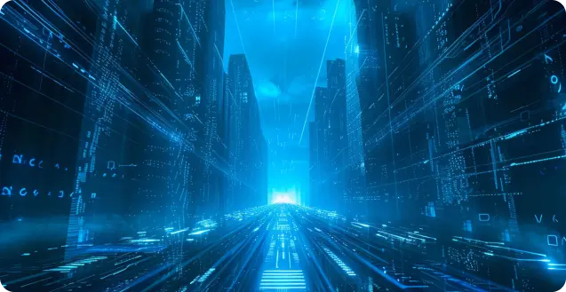 futuristic cityscape